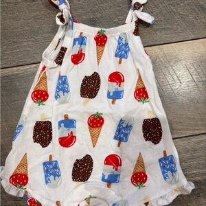 Old Navy Baby Romper with Ice Cream Print